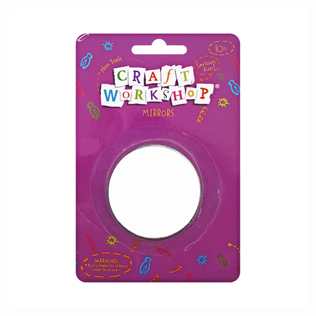Craft Mirrors Round 5cm 10pc image 0