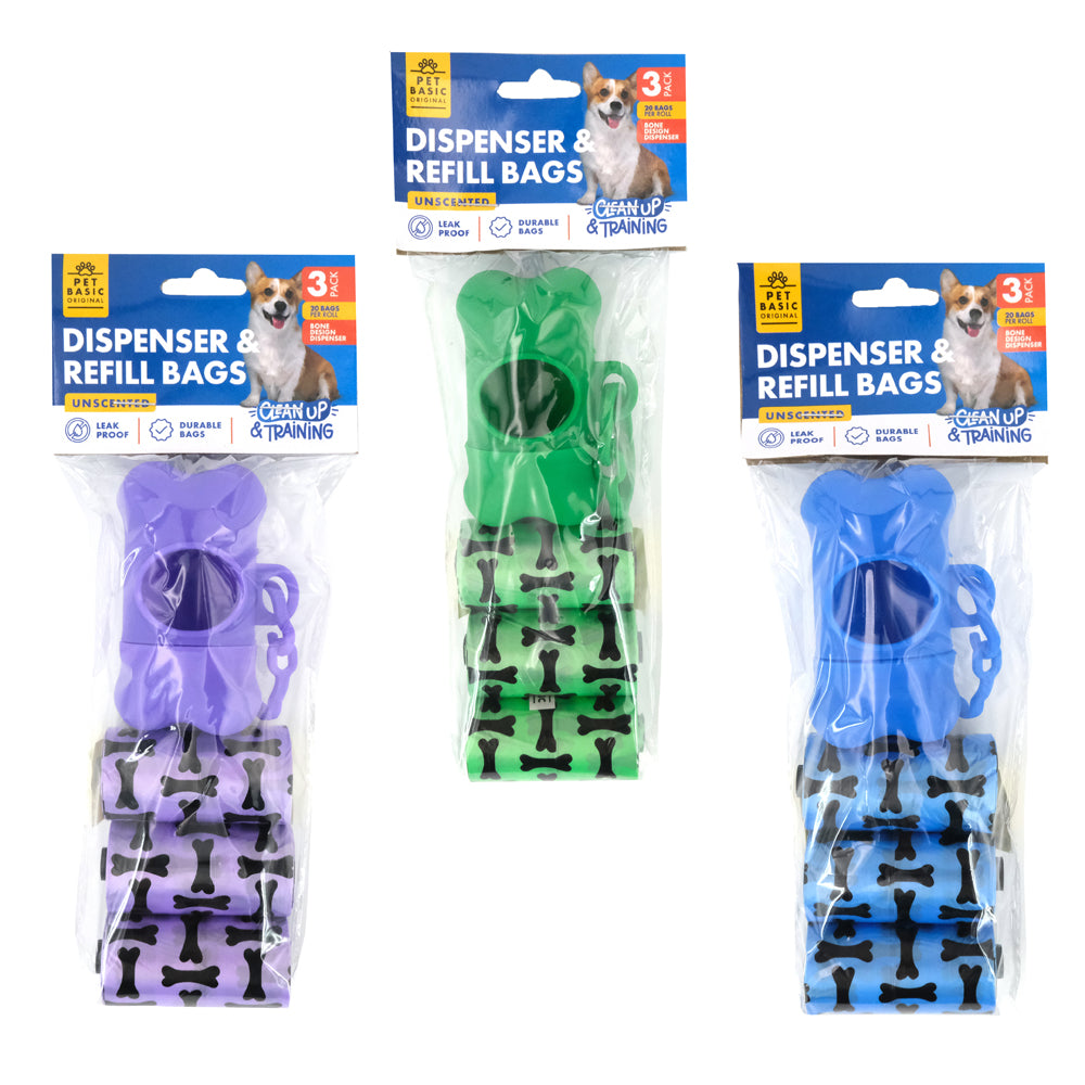 Dog Clean Up Bags With Holder 3