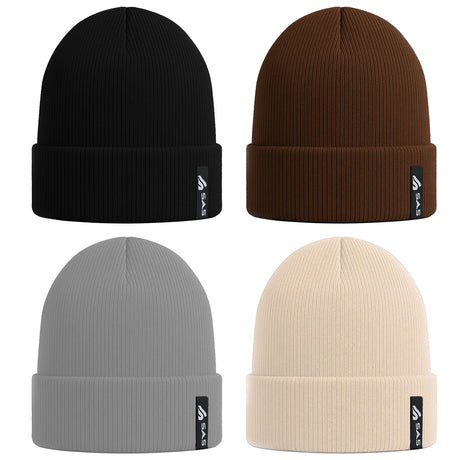 BEANIE KIDS HEAT CONTROL THERMAL LINED BASIC KNIT