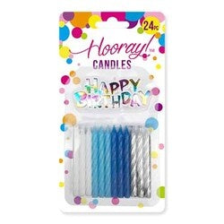 Candles Birthday w/HB Blues 24pc image 0