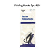 Easy-on Fishing hooks 4pc 4/0 image 0