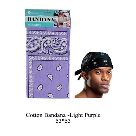 Cotton Bandana - Light Purple image 0