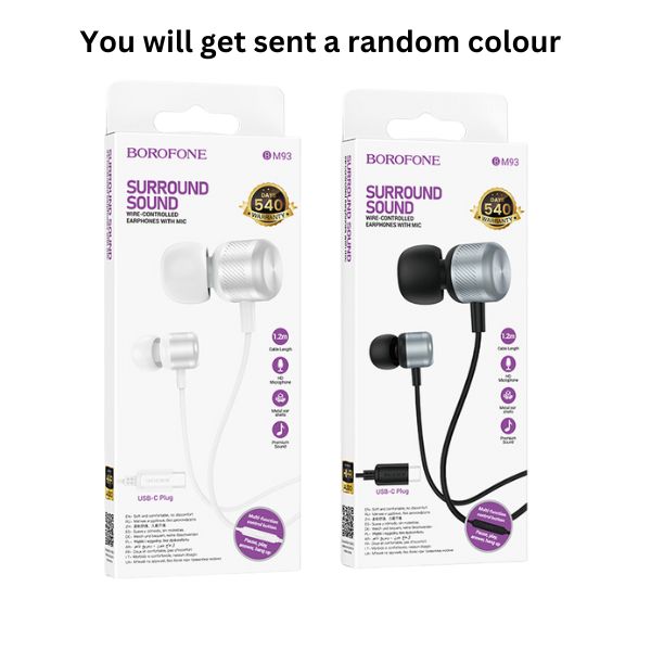 Platinum universal digital earphones with mic Type-C image 0