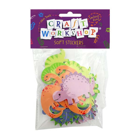 Craft Soft Sticker Dinosaurs 30pc image 0