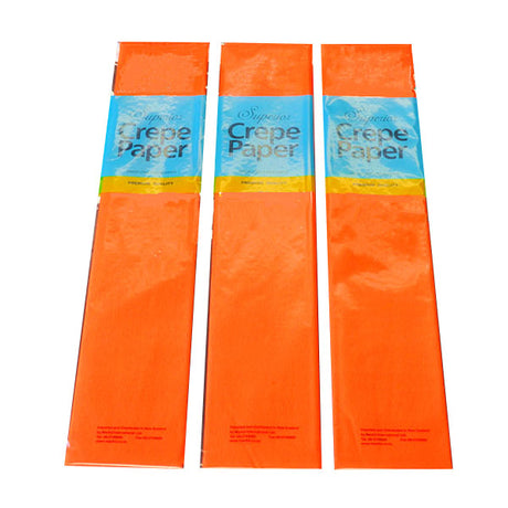 Crepe Paper Orange 50cmx2m image 0