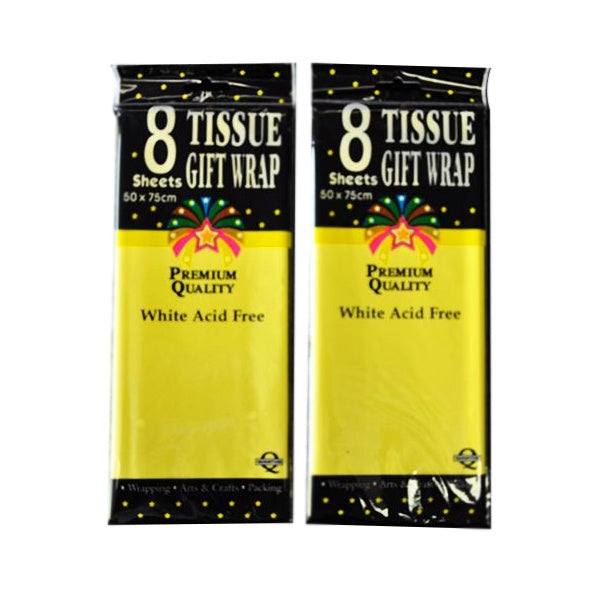 Tissue, Pk8, Yellow image 0