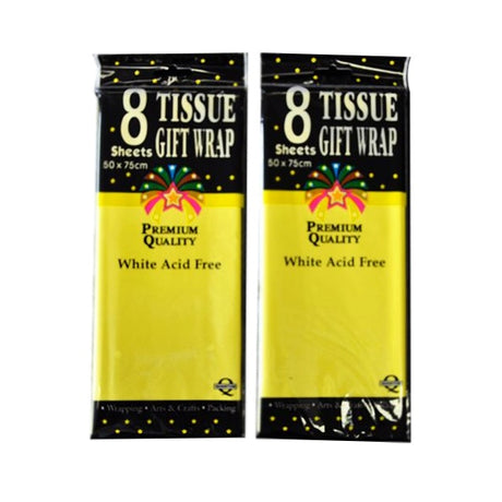 Tissue, Pk8, Yellow image 0