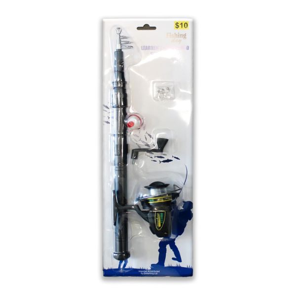 Learner's Fishing Rod Set with Reel image 0