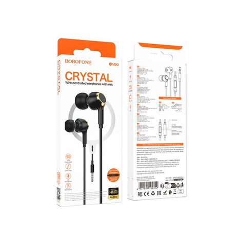 Miller universal earphones with microphone-Black image 0