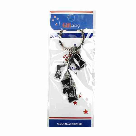 Souvenir KeyRing - NZ 4PCS FLAG KEYRING image 0