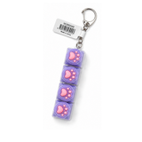 4 Keycap Fidget Keychain with LED Lit - Cat Paw