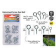 18pce Assorted Screw Eyes image 0
