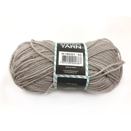 80G Acrylic Yarn(4-ply) – Solid Colour(Lemon Grass) image 0