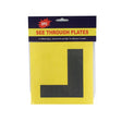 L Plate 2pc Stick On image 0
