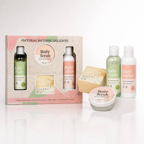 4pce Bath Care Set in Gift Box