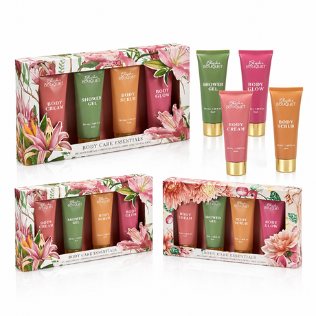 4pce Bath Set 450g In Gift Box