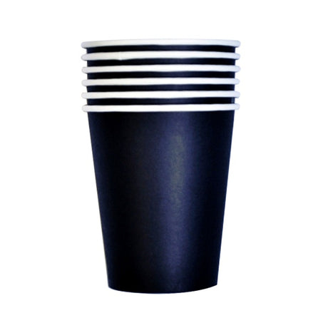 Paper Cups 9OZ PK20 Black image 0