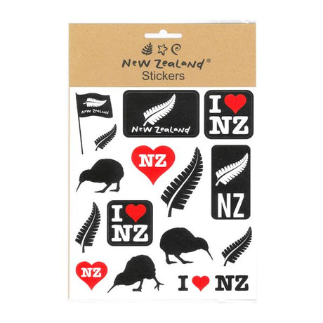 Stickers NZ I Love NZ 15x17cm image 0