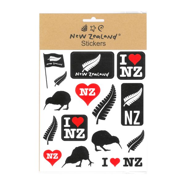 Stickers NZ I Love NZ 15x17cm image 0