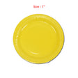 Paper Plates 7" Pk12 Yellow image 0