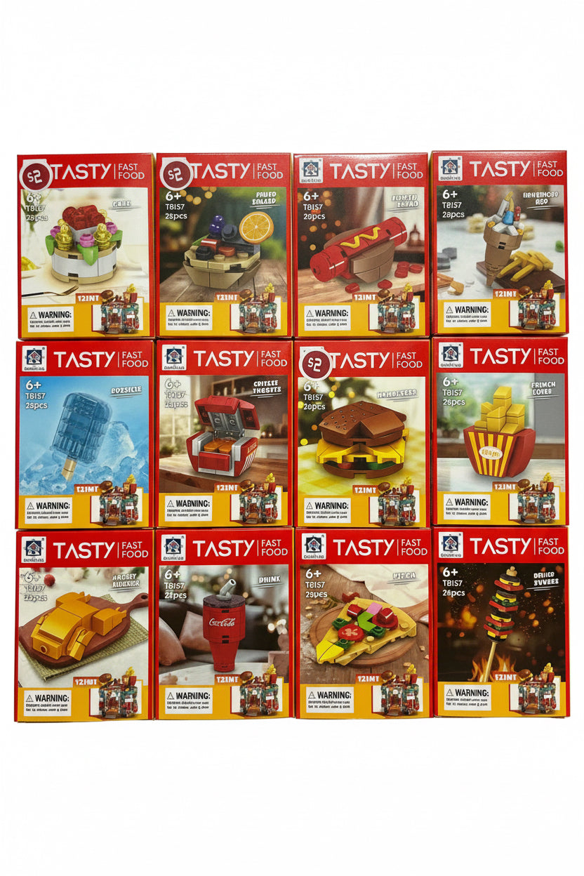 Gorgeous Food Cart Mini Building Blocks Toy
