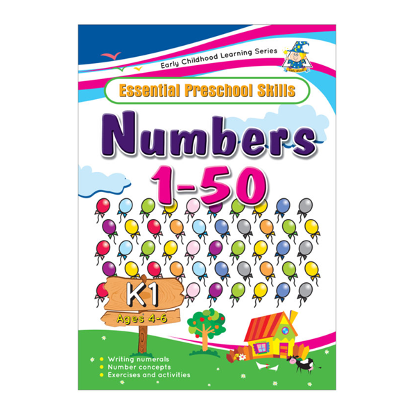 Greenhill Activity Book 4-6 Yr Numbers 1 to 50 image 0