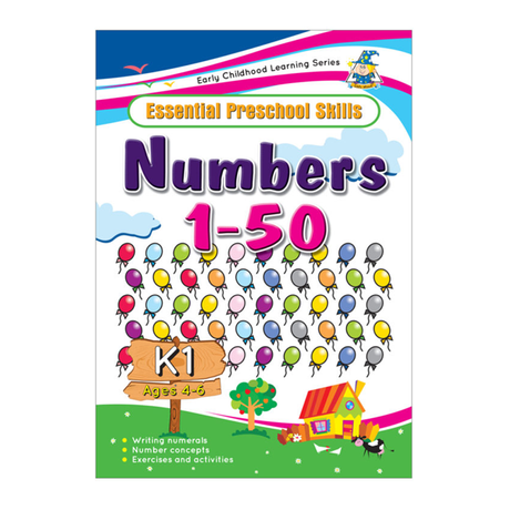 Greenhill Activity Book 4-6 Yr Numbers 1 to 50 image 0