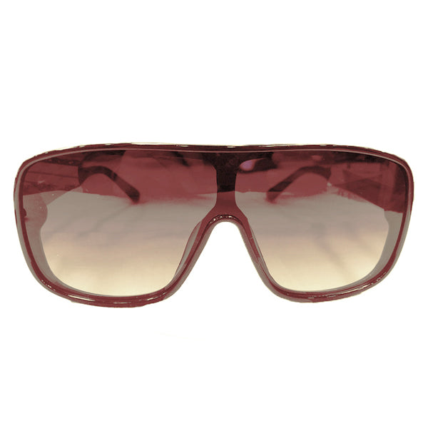 Sunglasses - Futuristic Round Brown image 0