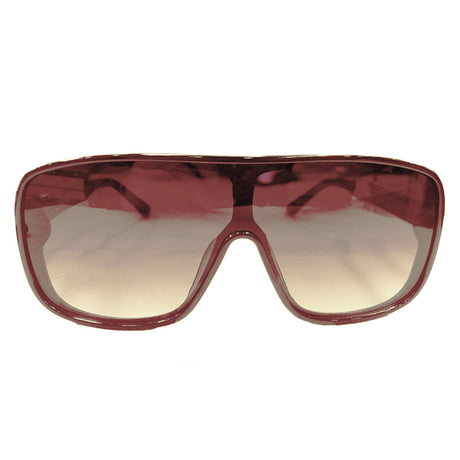 Sunglasses - Futuristic Round Brown image 0