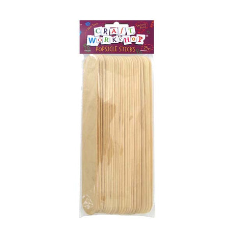 Craft Pop Sticks 20cm x 25mm 25pc image 0