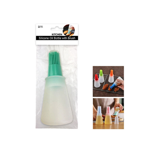 Silicone Oil Bottle with Brush image 0