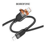 Happy 2-in-1 charging data cable USB/Type-C to iP image 1