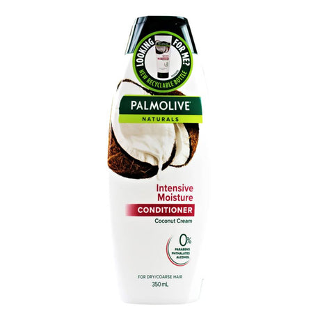 PALMOLIVE 350mL NATURALS CONDITIONER INTENSIVE MOISTURE COCONUT CREAM - FOR DRY/COARSE HAIR image 0