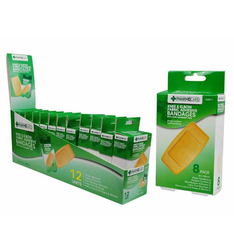 Knee & Elbow Fabric Adhesive Bandages 8s PDQ image 0