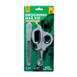 Pet Grooming Nail Kit 2pc Nail Scissors & Nail File Grey image 0