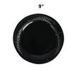 Paper Plates 9" Pk10 Black image 0