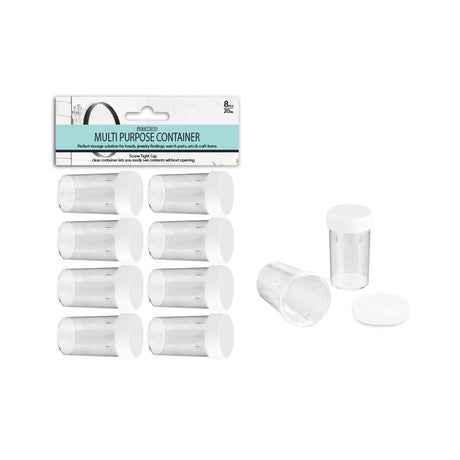 Screw Top Multi Purpose Container 20ml x8s image 0