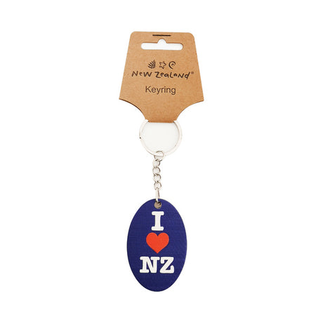 Keyring NZ I Heart NZ 6.5cm image 0