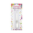 Candle Happy Bday Musical 1pc White image 0