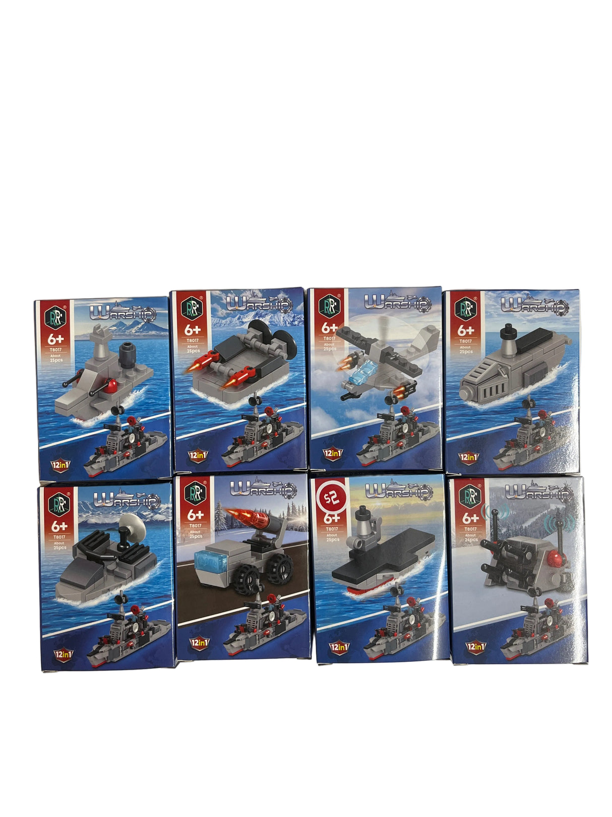 Cruiser Warship Mini Building Blocks Toy