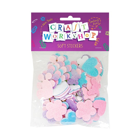 Craft Soft Sticker Flwrs Heart Bfly image 0