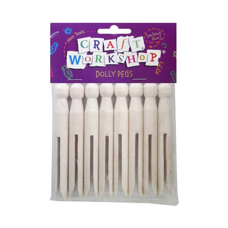 Craft Pegs Dolly Natural 8pc image 0