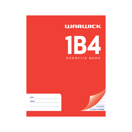 WARWICK EXERCISE BOOK 1B4 image 0