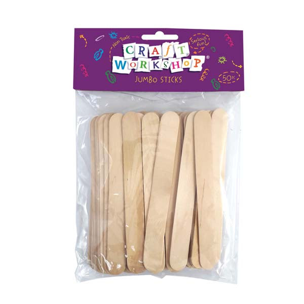 Craft Pop Stick Jumbo 19mm Nat 50 image 0