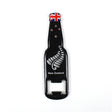 Souvenir Bottle Opener - NZ Silver Fern w Flag image 0