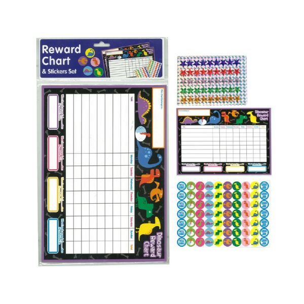 Reward Chart Dinosaurs 29.6x21cm image 0