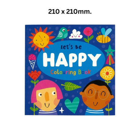 Colouring Book Let’s Be Happy 48pg 21cm image 0
