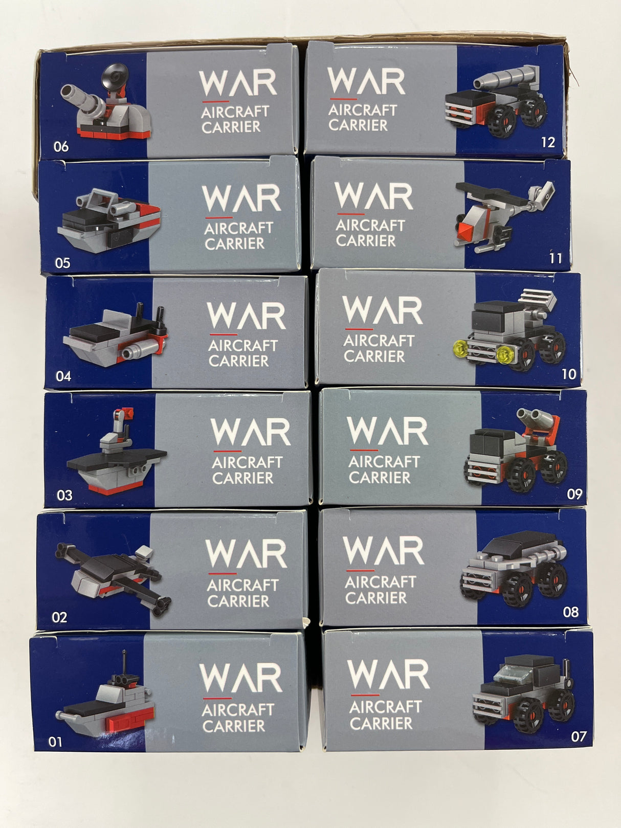 Ocean Aircraft Carrier Mini Building Blocks Toy