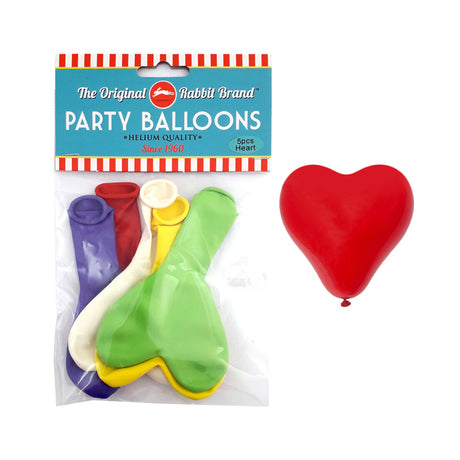 Balloons Hearts Supersize 30cm 5pc image 0