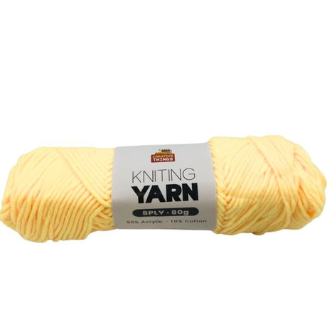 8PLY KNITTING YARN - 80G(PASTEL ORANGE) image 0
